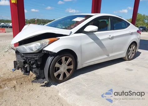 2013 Hyundai Elantra Limited из США, поврежденный, VIN 5NPDH4AE9DH232696